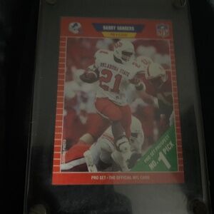 Barry sanders Rb•Lions NFL card PRO SET